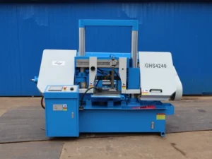 350mm Horizontal CNC Metal Band Saw GHS4235 PLC Double Column Band Sawing Machine for Metal Cutting
