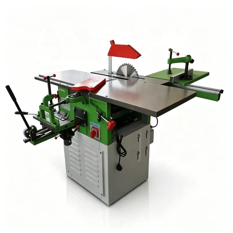 380V 3HP Multifunctional Circular Saw Woodworking Surface Planer with 350mm Planing Width Engine As Core Component Bench Type
