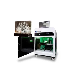3D CNC AI Laser Engraving Machine for Crystal Acrylic Trophy Marking