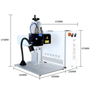 3D Dynamic Focus Fiber Laser Engraving Machine JPT MOPA 100W for 3D Relief Engraving Curved Surface Metal CNC 3D Engraver