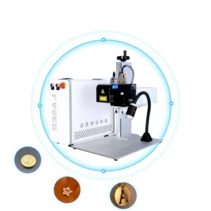 3D Dynamic Focus Fiber Laser Marking Machine 50W for Curved Surface Relief Engraving Jewelry Metal 3D CNC Engraver