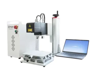 3D Mini Split Fiber Laser Engraving Cutting Machine for Metal High Accuracy CNC Automatic Air Cooling Supports DWG DXF