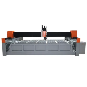 3D Stone CNC Router Marble Granite Engraving 5 Axis CNC Bridge Saw Cutting Stone Vertical CNC Stone