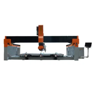 3D Stone CNC Router Marble Granite Engraving 5 Axis CNC Bridge Saw Cutting Stone Vertical CNC Stone