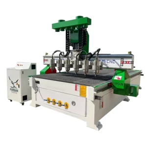 3D Wood Sofa Chair Table Back Leg Carving Rotary Multi Head CNC Router Spindle 3 Axis Multihead CNC Router