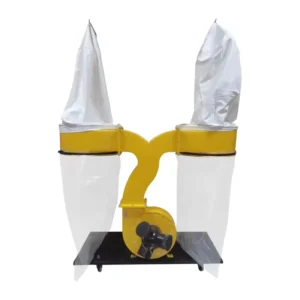 3HP Dust Collector with Clear Plastic Bags 2 Bags