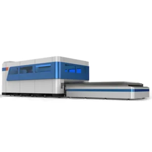 3kw 6kw Raycus Source Automatic Steel Cutting Machine Fiber Laser with Full Enclosure and Exchange Table