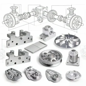 4/5-Axis CNC Milling Machine for Stainless Steel Aluminum Alloy Bronze Copper Precision Machining