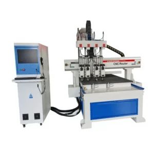 4*8ft 1325 Four Spindle Auto Tool Change CNC Router NC Studio Gear Pump for Whole House Custom Furniture Wood Nesting Machine