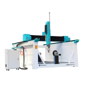 4 Axis 1325 CNC Router with Rotary for Sculpture Statue Column Capital Model Foam Gypsum Wood Carving