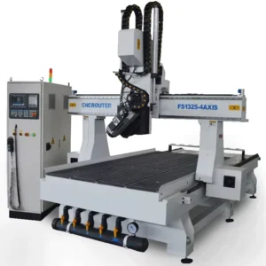 4 Axis Automatic 3D Wood Carving CNC Router Machine With Rotary 1325 1530 9KW ATC CNC Router Machine for Furniture
