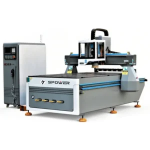 4 Axis CNC Router Automatic Woodworking Carving Milling Machine with ATC Spindles Motor Core Components Rotary