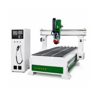 4 Axis CNC Router with 180 Degree Swing Head and ATC 9kW Spindle for 3D Wood Carving 1325