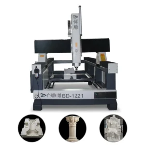 4 Axis Rotary CNC Router High Precision EPS Foam Engraving Machine with Motor for 3D Mold Roman Column Lost Foam Casting