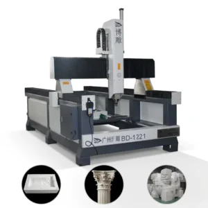 4 Axis Rotary High Precision CNC Router 3D Foam Polystyrene Wood Carving Machine Single Motor PLC Bearing Large Scale Capacity