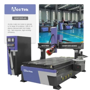 4 Axis Spindle Rotate Marble CNC Router 4 Axis CNC Vertical Machining Center