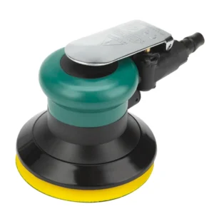 4 Inch Pneumatic Air Disc Orbital Sander Machine with Hook & Loop Abrasive Attachment 10-12h Continuous Use for Wood