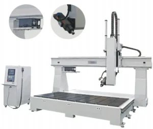 4-axis Wood Mold Gantry Mill CNC Router Foam Resin Moulding Cutting Machine Patterns Machining Center