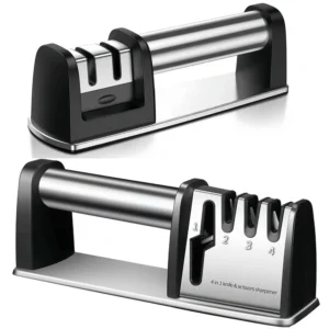 4 in 1 Kitchen Blade and Scissor Sharpening Tool Knife Sharpener