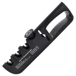 4 in 1 Stainless Steel Knife Sharpener Adjustable Angle Professional Kitchen Scissors and Knives Grinder Fine Grit Whetstone Tool