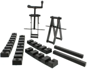 4 way Pressure Release Panel Clamp for Gluing Table Tops Furniture Paneling and Doors Wood Panel Corner Clamping System