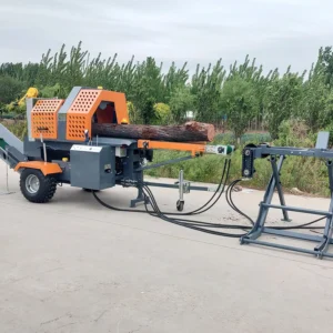 40 Ton Hydraulic Firewood Production Machine Wood Log Cutter Splitter Versatile Applications