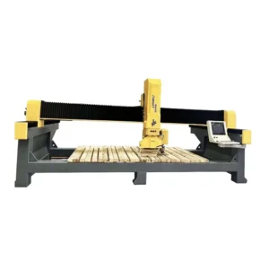 4+1 Axis Small Stone CNC Bridge Cutting Machine for Panel Saw with Core Motor Gear Bearing PLC & Gearbox Components