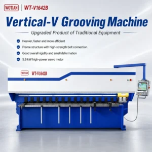 4200*1600mm Vertical V CNC Automatic Grooving Machine for Sheet Metal Processing