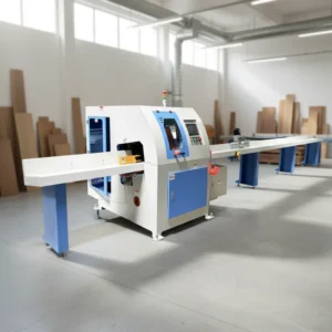 45/90 Automatic Cross Cut Saw Multiple Cutting Functions for Sofa Manufacturing Plants High Precision PLC Core Components