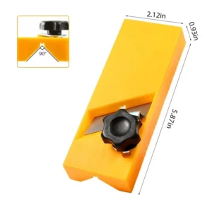 45° Chamfer Trimming Tool Manual Hardware Edge Finishing Tool for Board Panel and Drywall Surface Repair