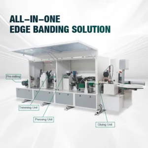 45 Degree Angle Bevel Edge Banding Machine with 8 Functions for Professional Woodworking
