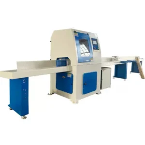 45 or 90 Degree Angle Cross Cutting Woodworking Timber Wood Crosscut Saw Machine Fully Automatic Wood Angle Saw