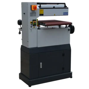 46cm Single Drum Wide Belt Sander 380V Wood Open Design Polishing Roller Transfer Roller Twice Sanding Cabinet Motor Core