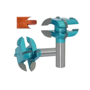4T Tenon Cutter with Handle, Circle Chair Tenon Cutter, Floating Shoulder Semicircle Bakelite Milling