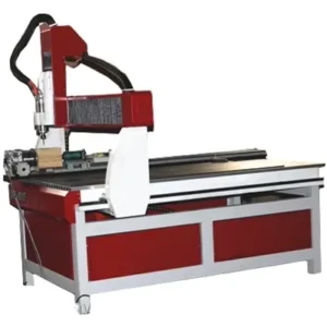 4th Axis Rotary CNC Router 6015 Mach3 DSP Single Motor NC Studio Control 1.5-2.2kW Spindle Wood Carving