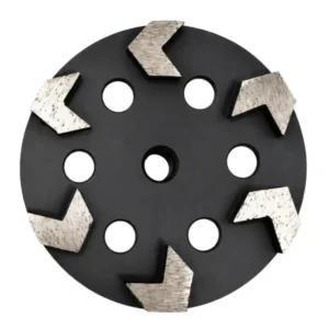 5″/125mm Arrow Segment Flat Grinding Wheel M14 or 5/8″-11 Thread for Concrete Grinding & Coating Removal