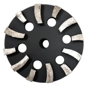 5″ 125mm Flat Grinding Wheel with 6 Long Segments and 6 Short Segments M14 or 5/8″-11 Thread for Concrete Grinding