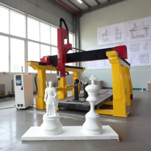 5 Axis CNC EPS Foam Carving Machine with Rotary Axis 2000x3000mm for 3D Foam Sculpting & Cutting Factory Direct