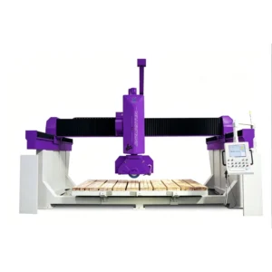 5 Axis CNC Stone Router Bridge Saw Cutting Machine Marble Granite Quartz 5 Axis Integrated Stone Engraving Center