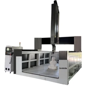 5 Axis Cnc Swing Head Wood Router 360 Degree Spindle Rotary Woodworking Machine 3d Carving 4d Models EPS Foam Stone Engraving