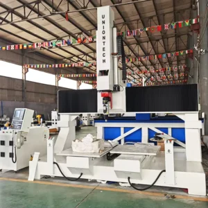 5 Axis Machining Center CNC Horizontal Router Woodworking Machine
