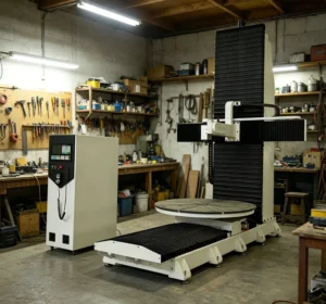 5 Axis Vertical Woodworking Machine Rotary Table CNC Carving Machine for Wood Statue