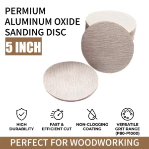 5 Inch Sandpaper Sand Paper Sandpaper Disc Abrasive Tools Equivalent to Norton Quality