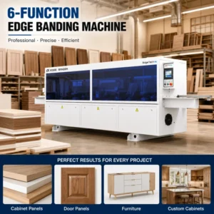 6 Function Fully Automatic Edge banding machine Fine Trimming Auto Edge Banding Machine for Panel Furniture