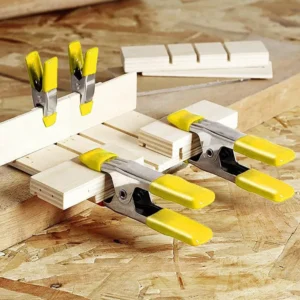 6-Inch Heavy Duty Stainless Steel Spring Clamp for Woodworking