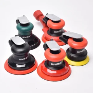 6 Inch Pneumatic Industrial Professional Orbital Disc Sander Polisher Hook Loop Attachment 150mm Palm Vacuum Sandpaper