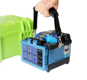 6 Motors Synchronous Alignment Fiber Fusion Splicer Portable Single Multi Mode Fiber Optic Splicer