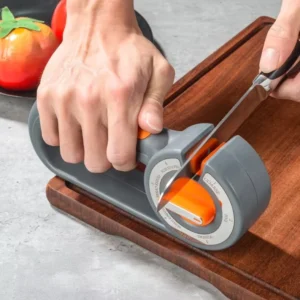 6 in 1 All In One Knife Sharpener 6-Level Adjustable for Chef Knives Essential Home Kitchen Tool Steel Material