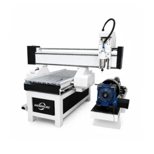 6090 Wood CNC Router Machine with Rotary 3D Engraving Wood Metal Plywood T-Slot Table Servo Motor High Precision