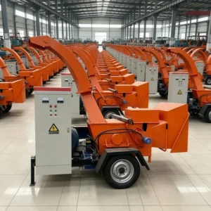 6130/6145 Electric Tree Branch Crusher Mobile Diesel Garden Tree Branch Crusher